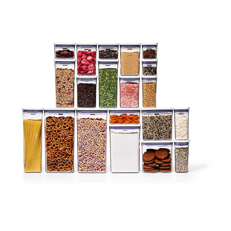 OXO POP 1.7-Qt Medium Small Square Airtight Food Storage Container +  Reviews, Crate & Barrel Canada