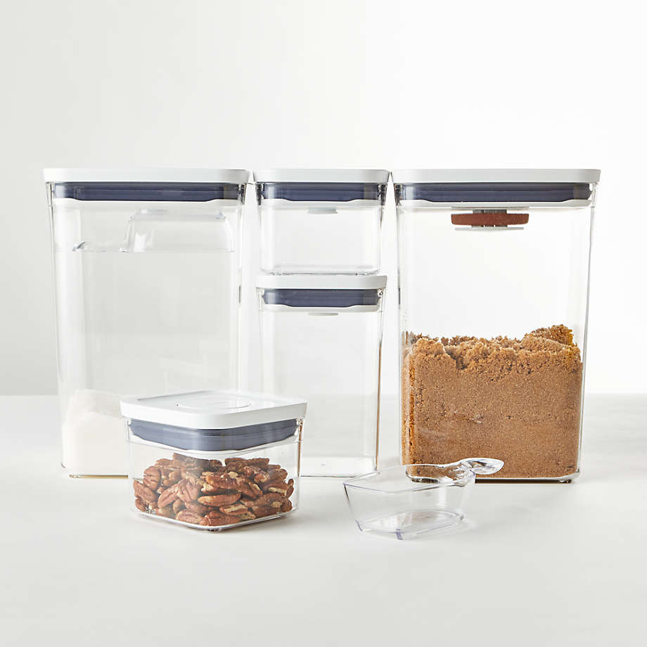 OXO POP 8-Piece Baking Container Set + Reviews | Crate & Barrel