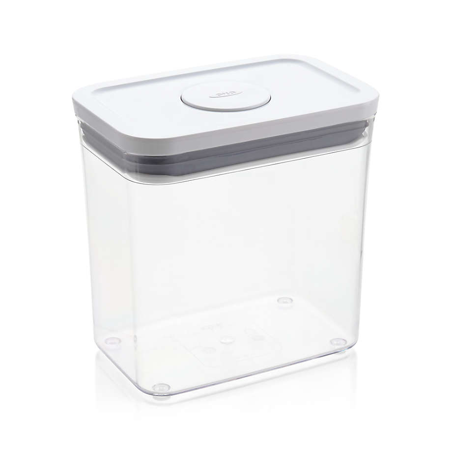 OXO POP Perfect Pour - Rectangle Short Container 1.7QT 