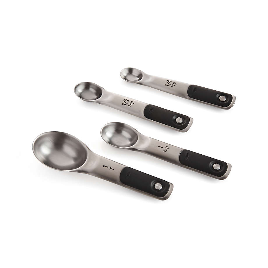 OXO Good Grips Set of 4 Stainless Steel Magnetic Measuring Spoons - Macy's