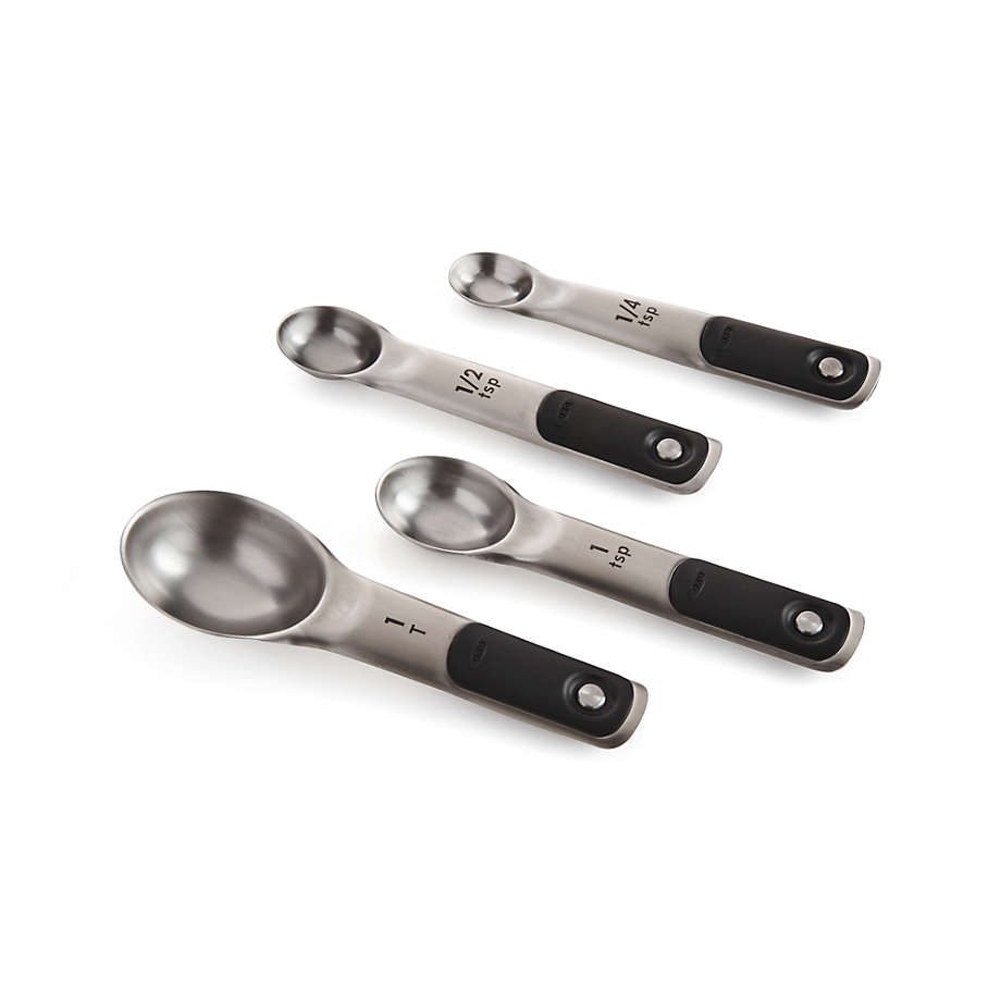 OXO22 OXO GG 4 PC STAINLESS STEEL MEASURING SPOONS - MAGNETS - The Westview  Shop