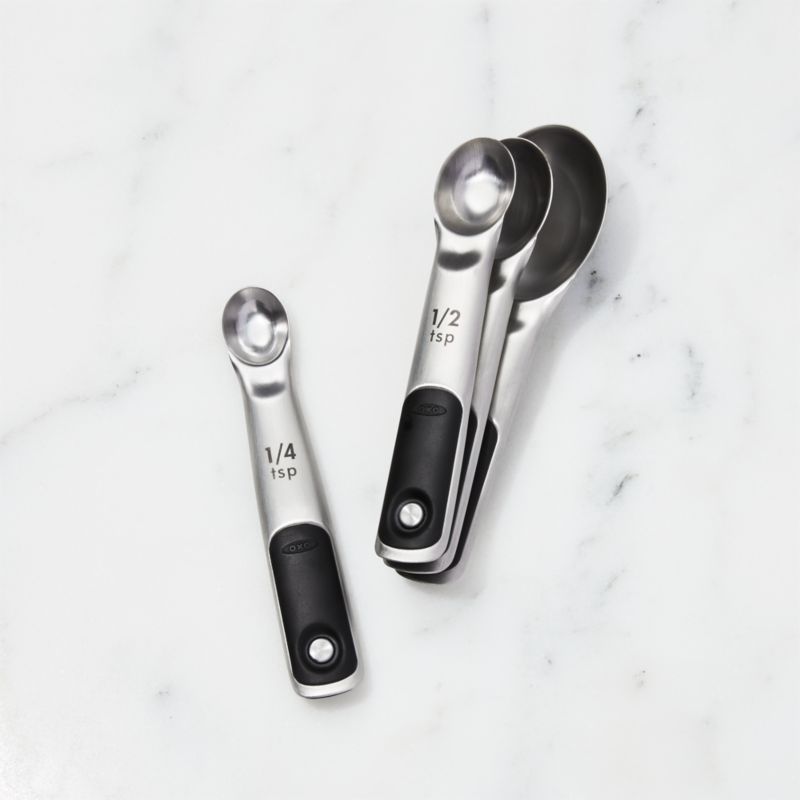 OXO ® Stainless Steel Magnetic Measuring Spoons, Set of 4 - image 1 of 6