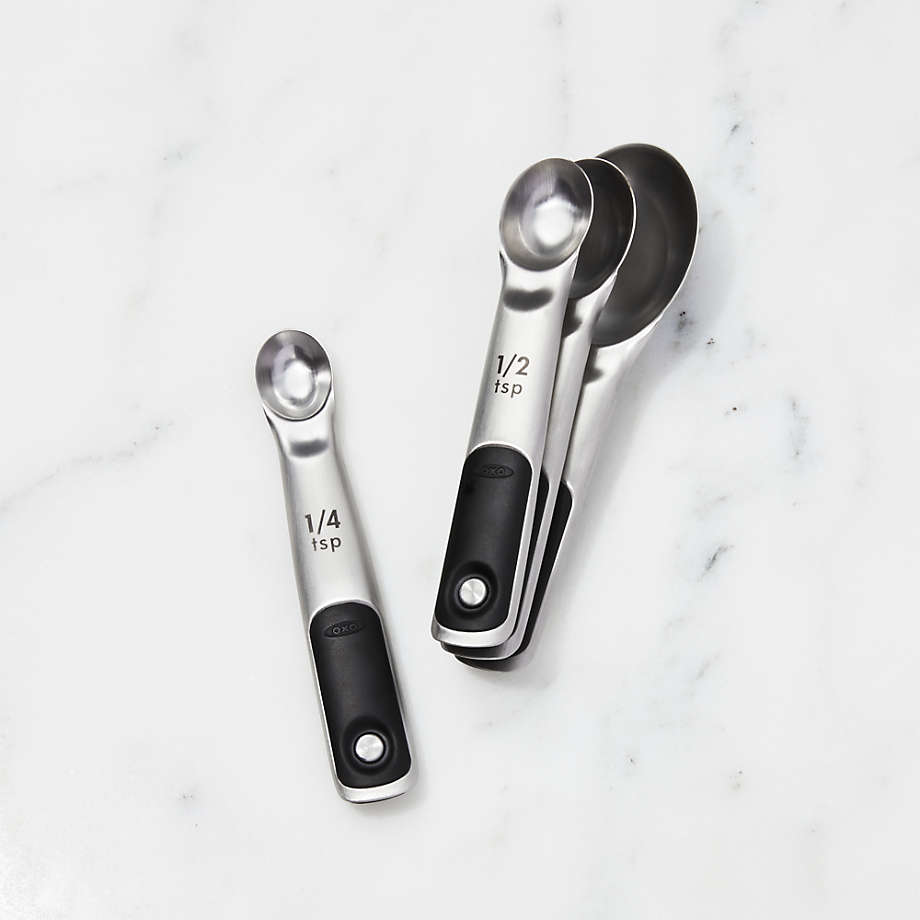 OXO Magnetic Measuring Spoons, Set of 4 + Reviews, Crate & Barrel