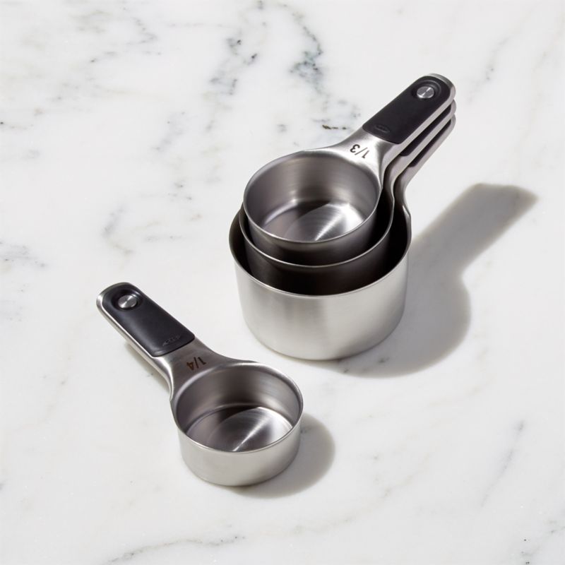 OXO ® Stainless Steel Magnetic Measuring Cups, Set of 4 - image 1 of 10