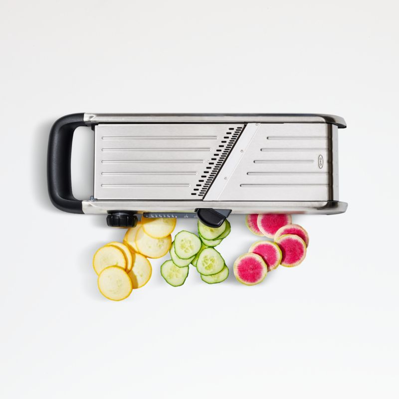 Winco MDL-18 Stainless Steel Mandoline Slicer Set with Built-In Blades -  LionsDeal