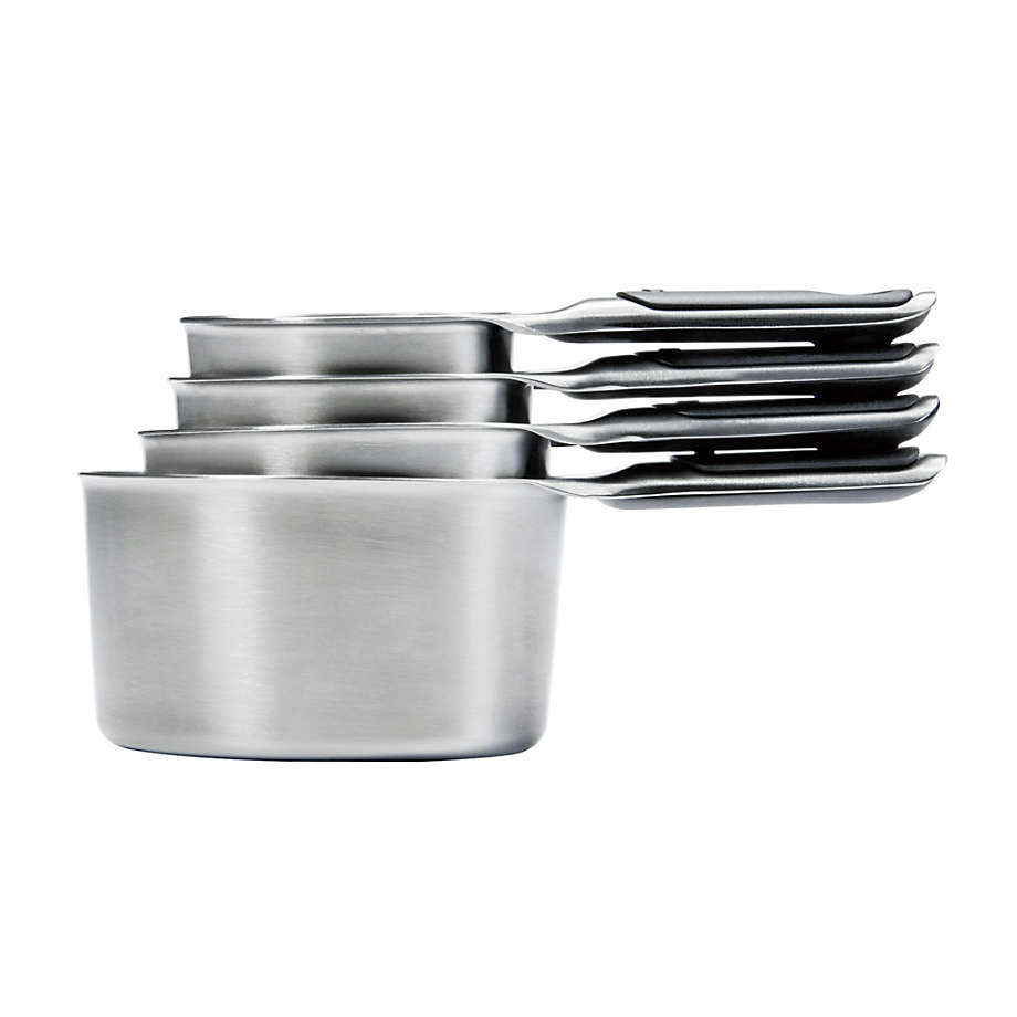 OXO Magnetic Stainless Steel Dry Measuring Cups, Set of 4 + Reviews