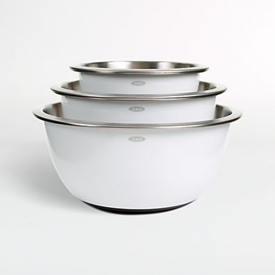 View OXO ® Stainless Steel Mixing Bowls, Set of 3 details