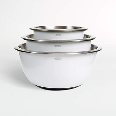 OXO ® Stainless Steel Mixing Bowls, Set of 3