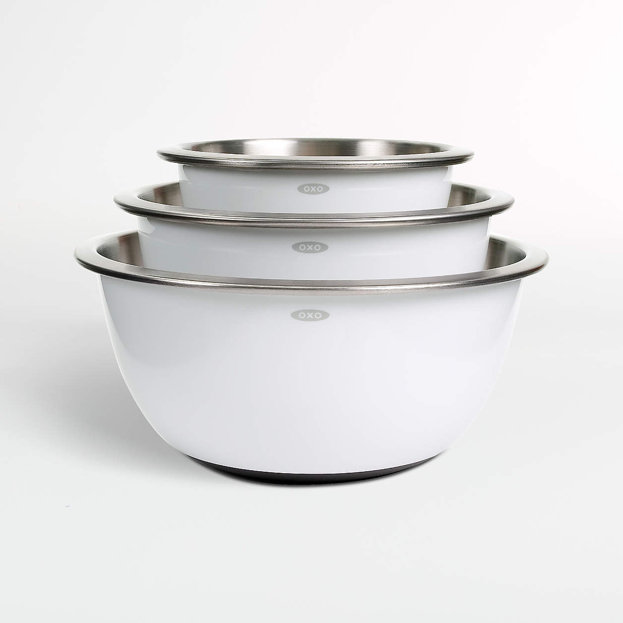 oxo stainless steel mixing bowls set of 3