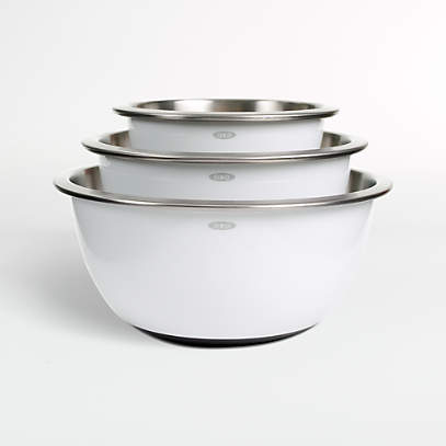 Stainless Steel Bowls, Set of 3 + Reviews