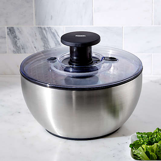 Stainless Steel Colanders & Salad Spinners | Crate & Barrel