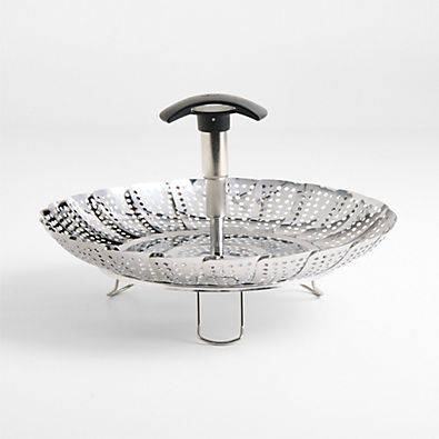 View OXO Stainless Steel Steamer with Extendable Handle details