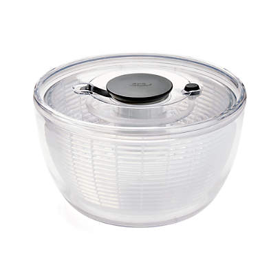 OXO Small Salad Spinner Herb Spinner + Reviews, Crate & Barrel