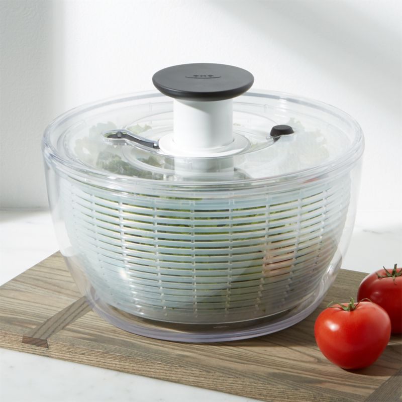 OXO Salad Spinner in Small & Large Sizes, BPA-Free Plastic