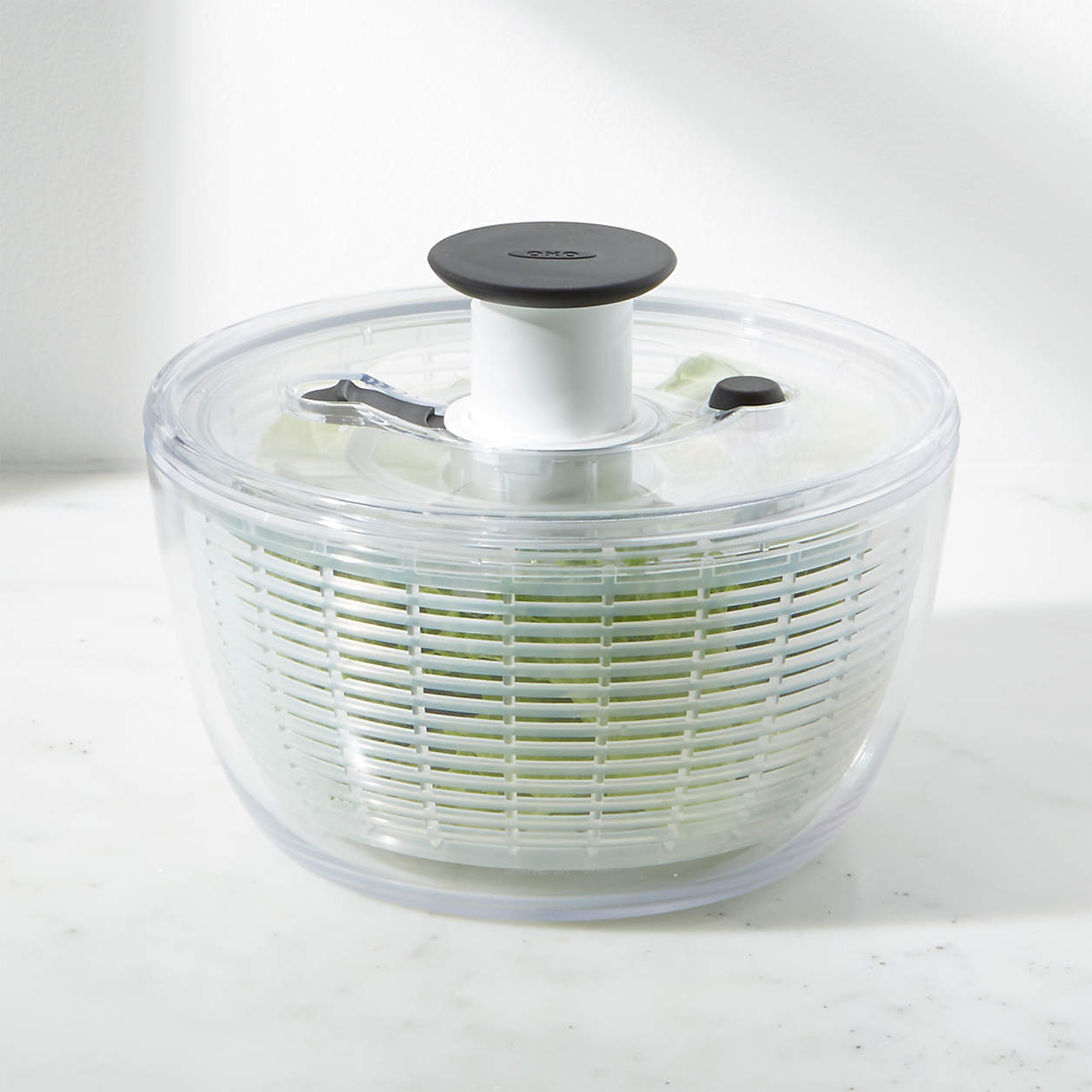 OXO Small Salad Spinner Herb Spinner + Reviews Crate & Barrel
