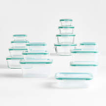 OXO Snap 30-Piece Glass/Plastic Food Storage Container