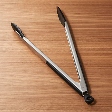 View OXO ® Large Nylon and Stainless Steel Tongs details
