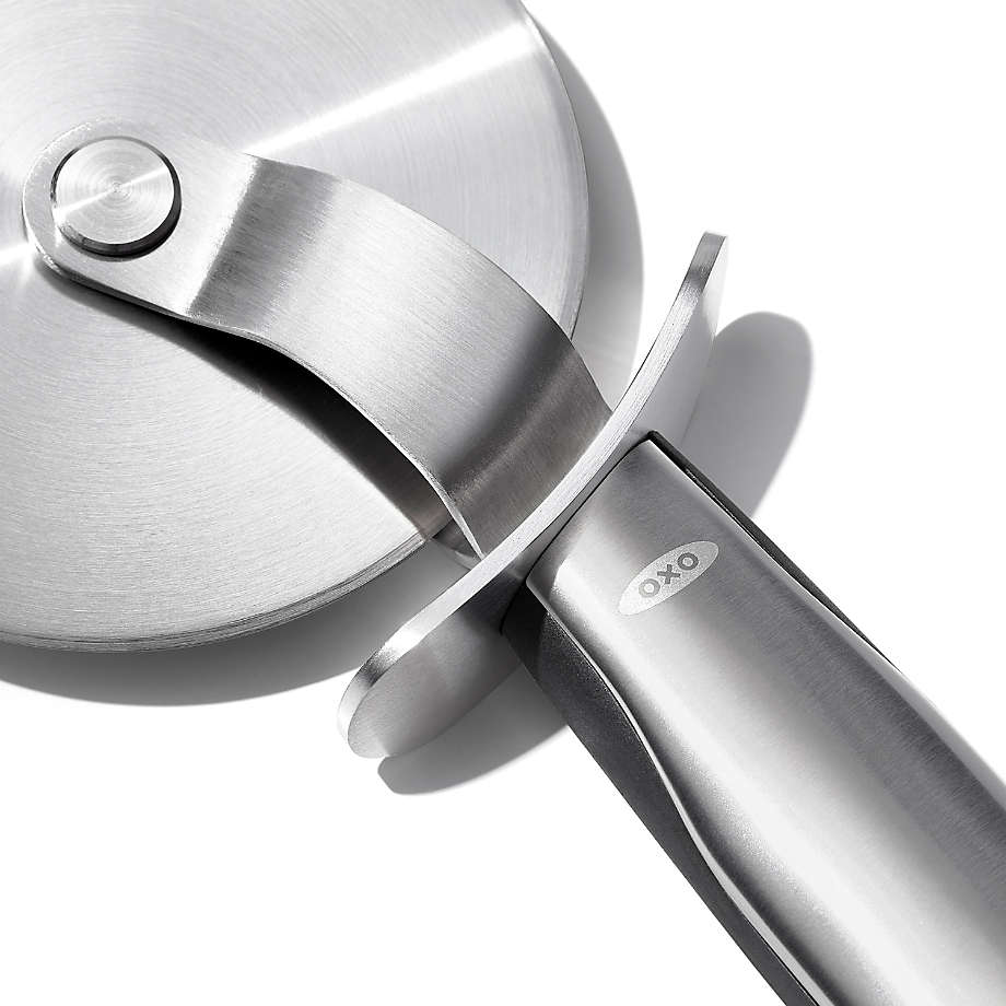 OXO Stainless Steel Pizza Wheel + Reviews | Crate & Barrel