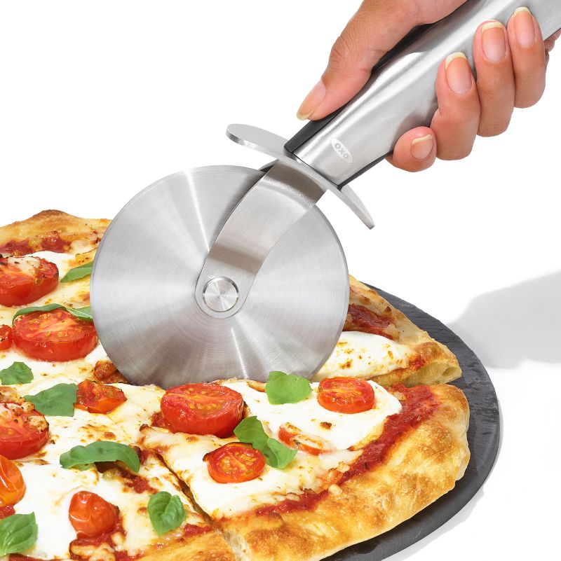 OXO Stainless Steel Pizza Wheel + Reviews | Crate & Barrel