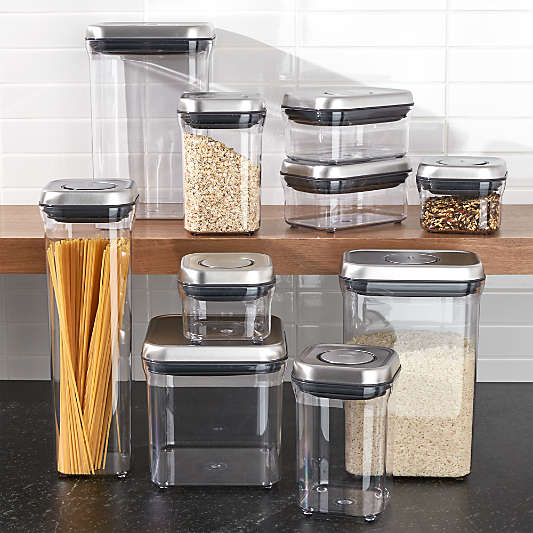 OXO ® Steel Pop Containers, Set of 10