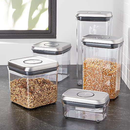 OXO ® Steel Pop Containers, Set of 5