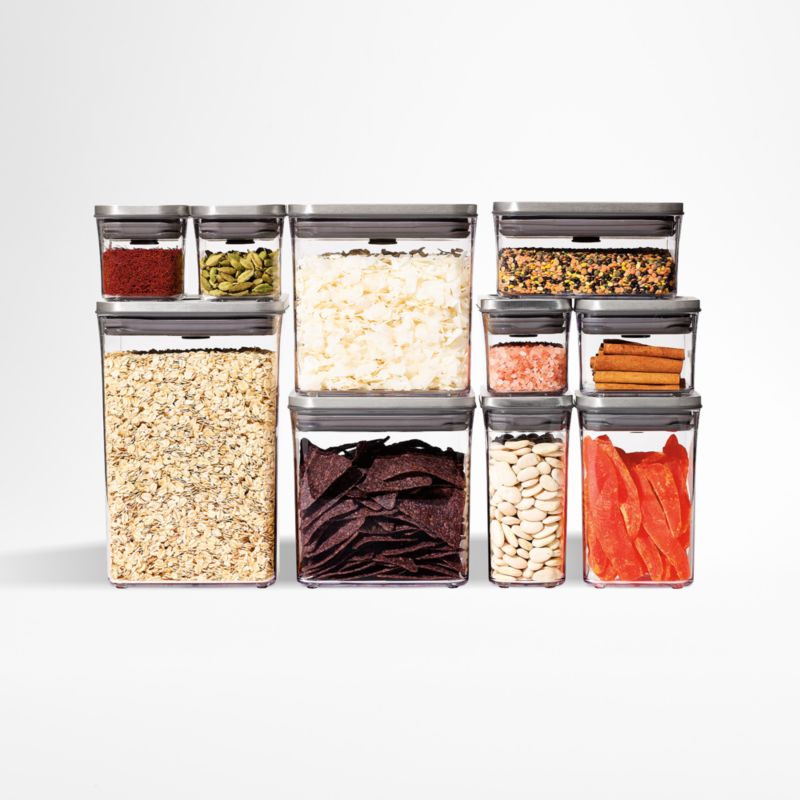 OXO ® POP Steel 12-Piece Food Storage Container Set