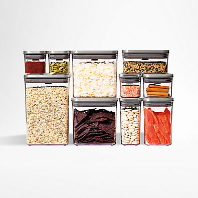 View OXO ® POP Steel 12-Piece Food Storage Container Set details