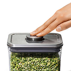 OXO POP 3.7-Qt Tall Rectangular Airtight Food Storage Container + Reviews, Crate & Barrel Canada