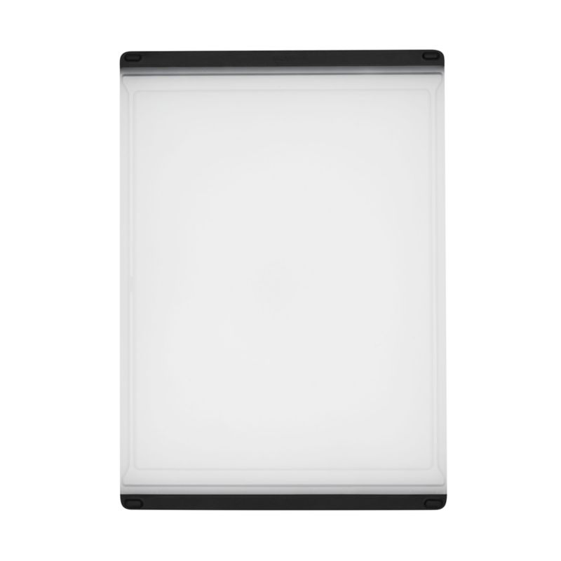 OXO 11272700 Good Grips 12 7/8 x 9 x 3/8 Double-Sided White  Polypropylene Cutting Board