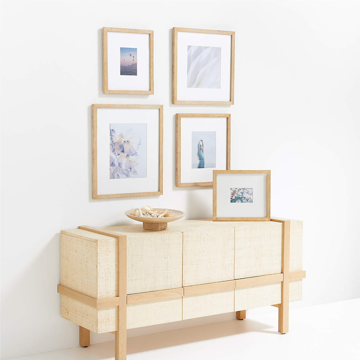 Light Oak Wood Picture Frames Crate & Barrel