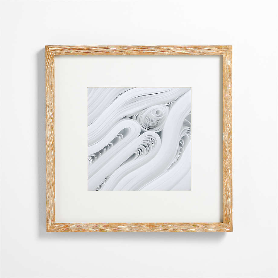 Light Oak Wood 11" Square Wall Photo Picture Frame + Reviews Crate