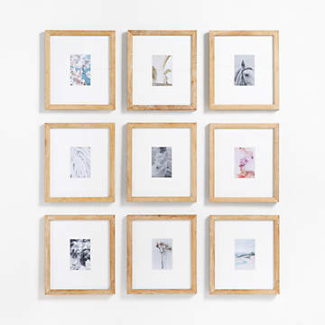 7-Piece Wood Gallery Frame Set