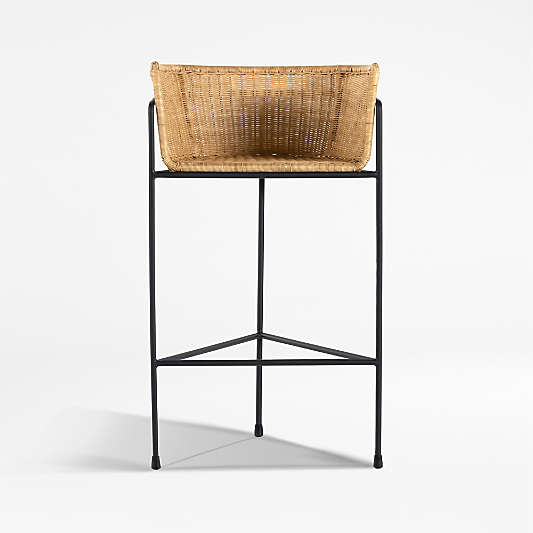 Rattan Bar Stools Crate & Barrel Canada