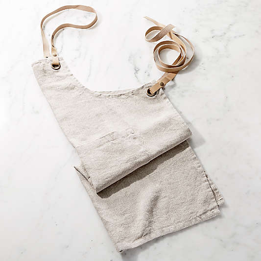 Oakley Linen Apron with Pocket