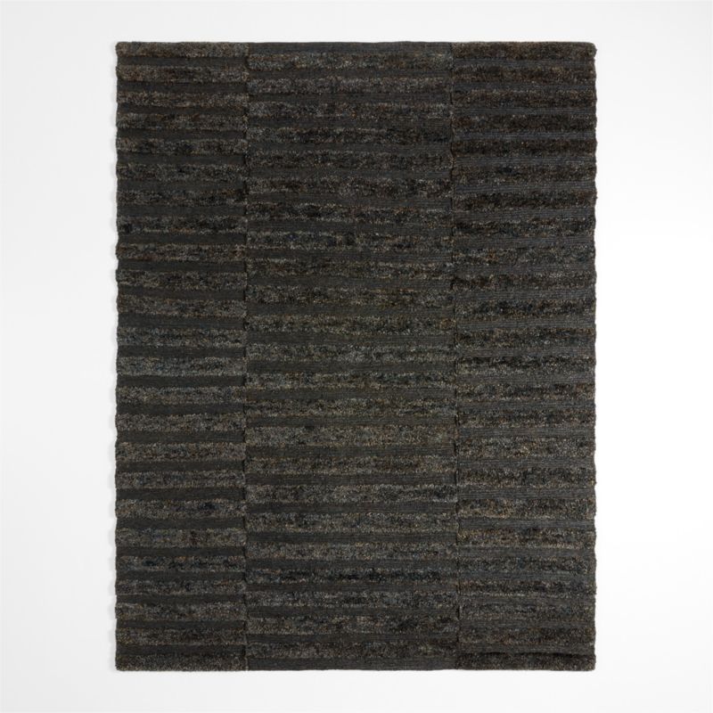 Oaxaca Jute Hand-Knotted Black Area Rug 12'x15' - image 1 of 4