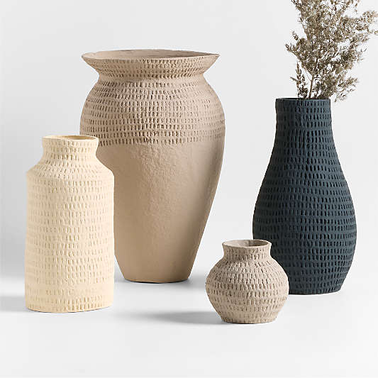 Oaxaca Cotton Mache Vases