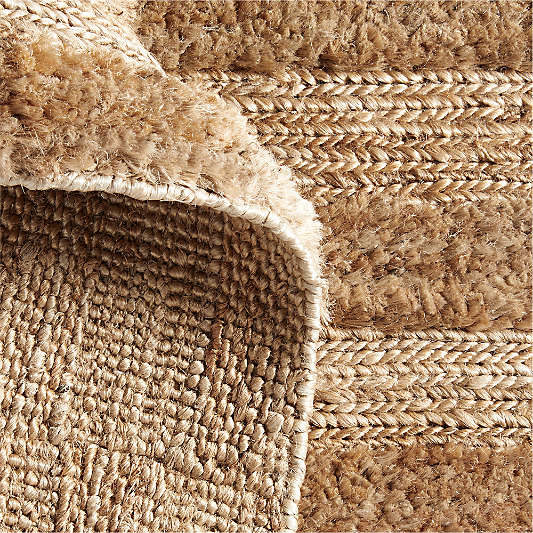 Oaxaca Jute Hand-Knotted Natural Area Rug 10'x14'