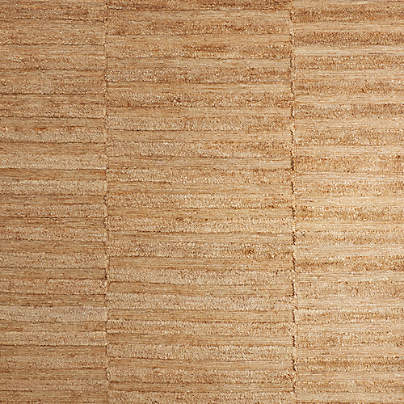 Oaxaca Jute Hand-Knotted Natural Rug Swatch 12"x18"