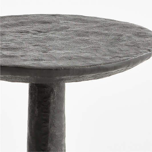 Obsidian Cast Aluminum 8" Drink Table