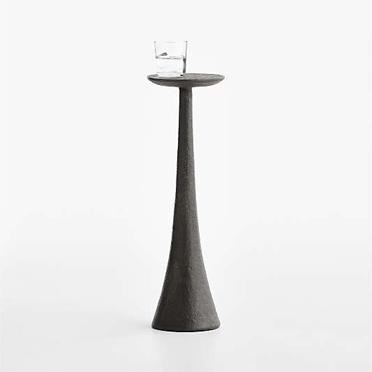 Obsidian Cast Aluminum 8" Drink Table