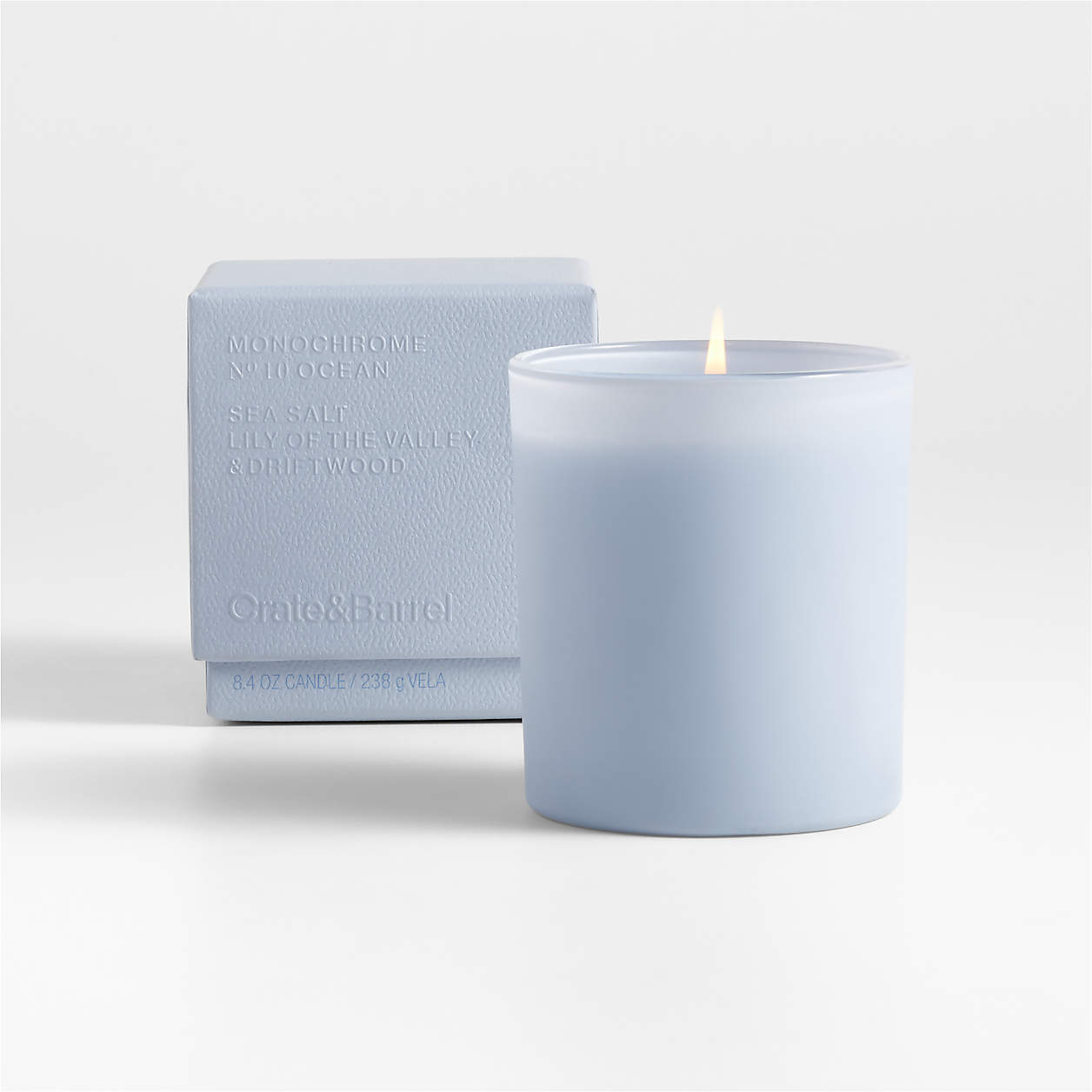 Monochrome No. 10 Ocean Scented Candles and Reed Diffuser - Sea Salt ...