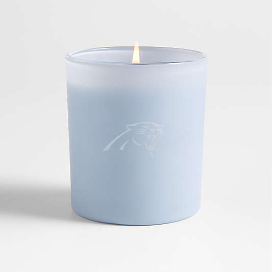 NFL Carolina Panthers Monochrome No. 10 Ocean 1-Wick Candle - Sea Salt, Lily of the Valley and Driftwood