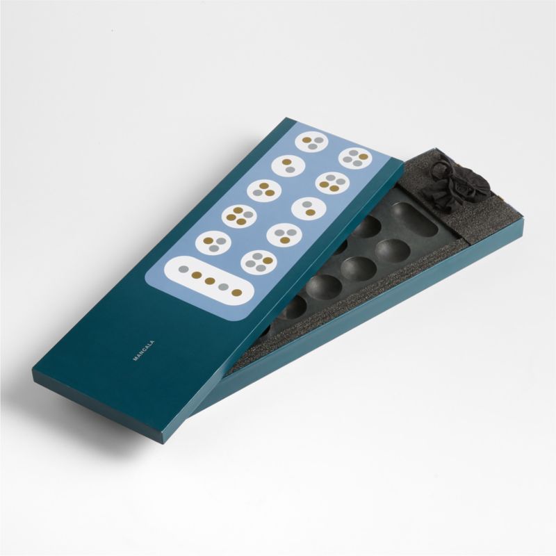 Ocean Black Marble Mancala Game - image 6 of 7