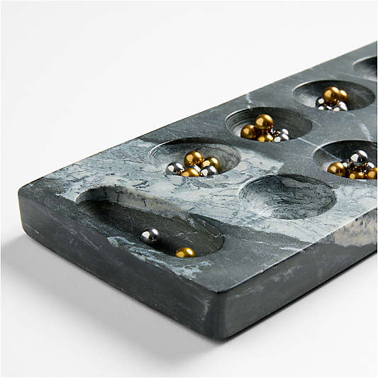 Ocean Black Marble Mancala Game