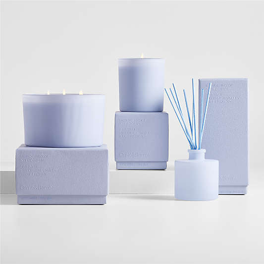 Monochrome No. 10 Ocean Scented Candles and Reed Diffuser - Sea Salt, Lily of the Valley and Driftwood