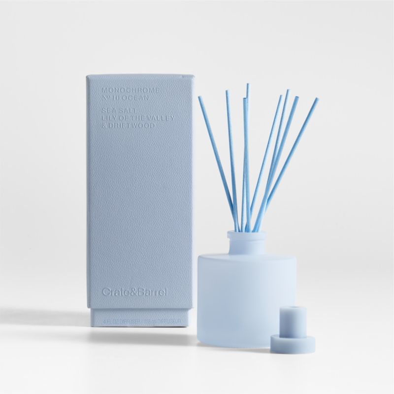 Monochrome No. 10 Ocean Scented Reed Diffuser - Sea Salt, Lily of the Valley and Driftwood
