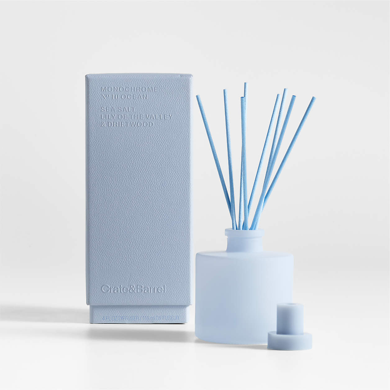 Monochrome No. 10 Ocean Scented Reed Diffuser - Sea Salt, Lily of the ...
