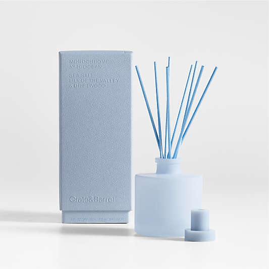 Monochrome No. 10 Ocean Scented Reed Diffuser - Sea Salt, Lily of the Valley and Driftwood