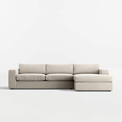 Oceanside 2-Piece Sectional Sofa with Chaise Lounge