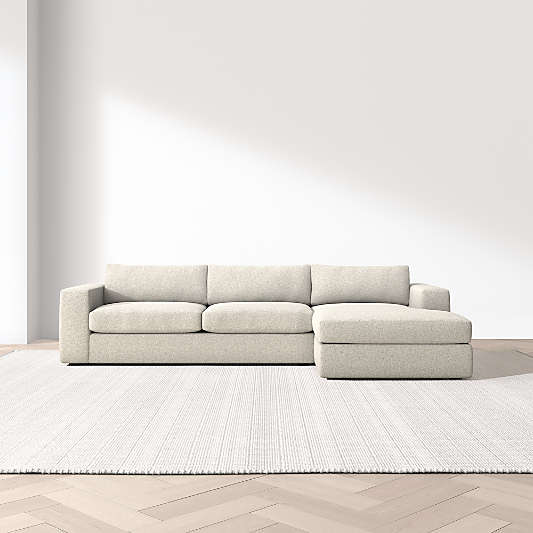 Oceanside 2-Piece Sectional Sofa with Chaise Lounge